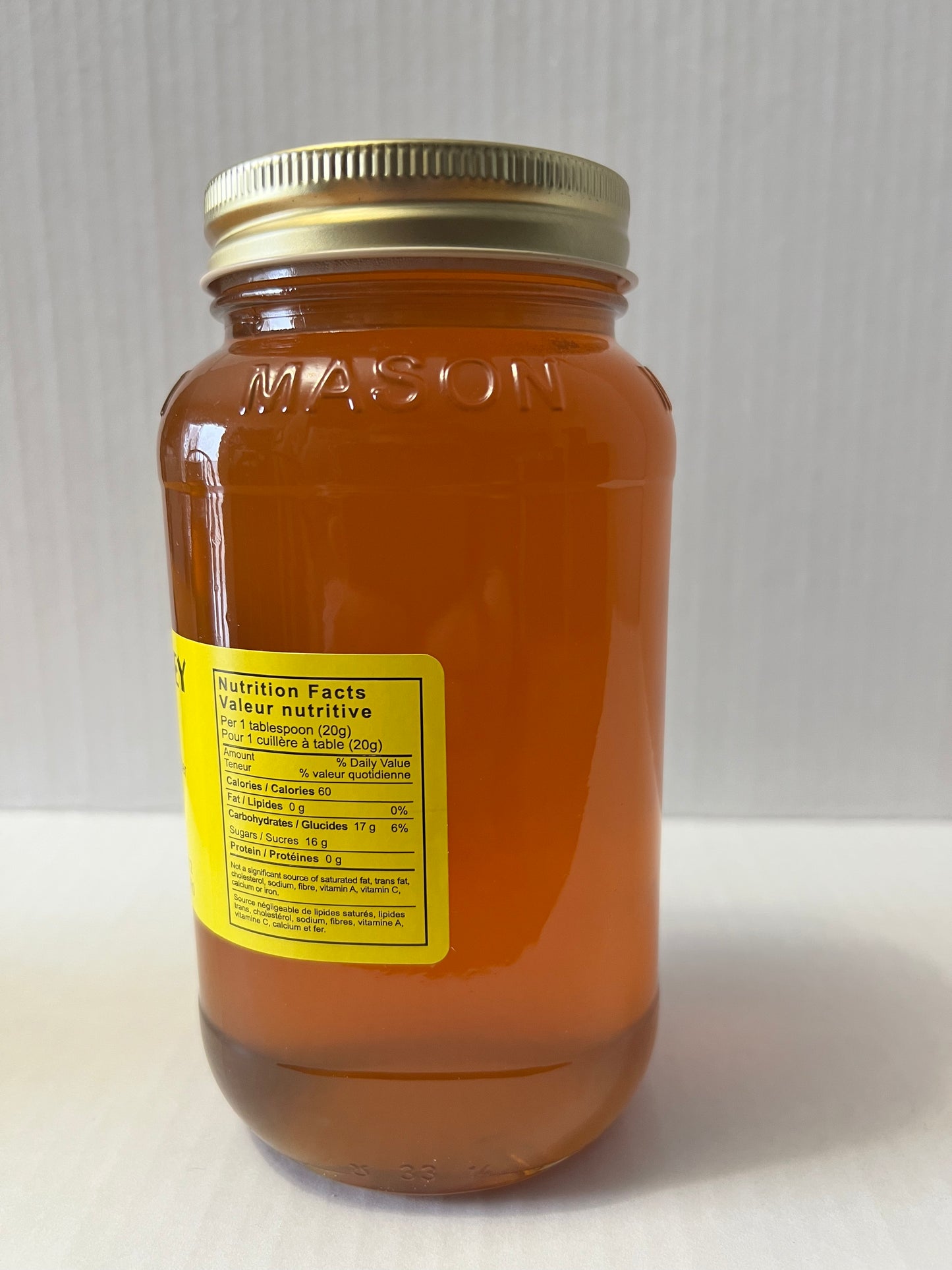1 Kg Liquid Honey - Glass Jar
