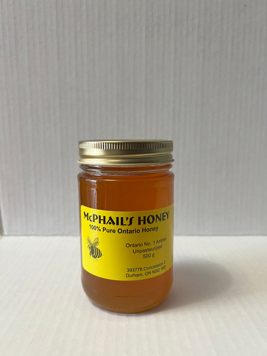 500g Liquid Honey - Glass Jar